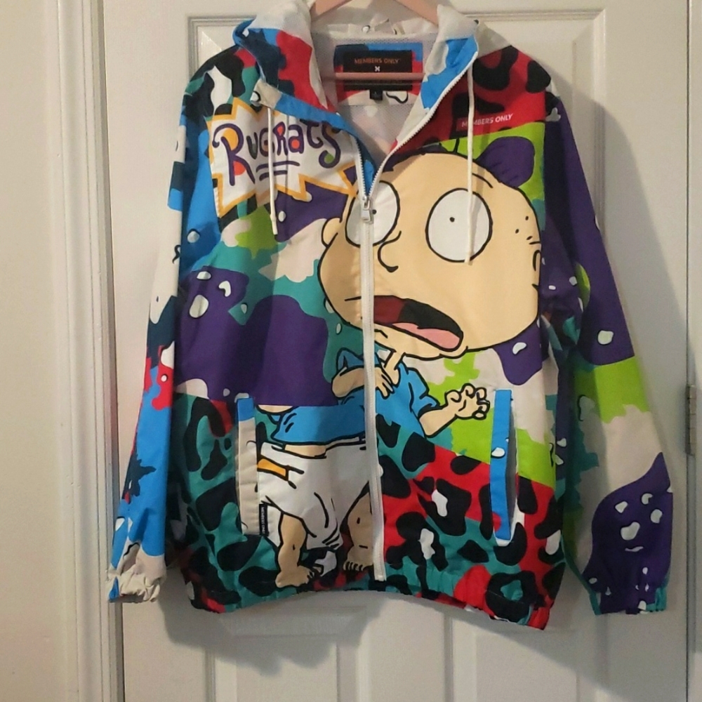 Mens Members only collectors edition nickelodeon regrets jacket size large mens.